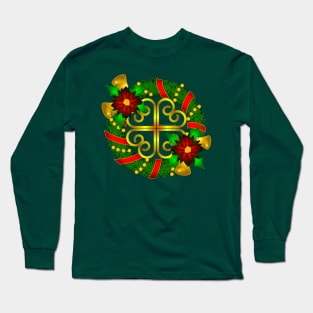 CHRISTMAS WREATH Long Sleeve T-Shirt